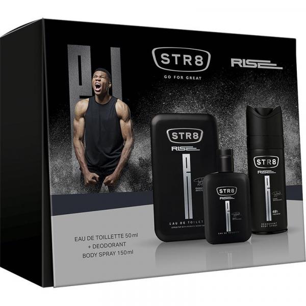 STR8 Zestaw Rise woda toaletowa 50ml + dezodorant 150ml