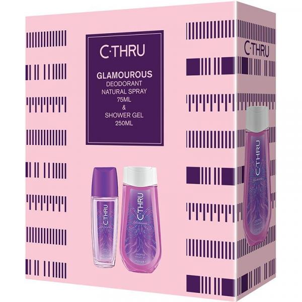 C-THRU zestaw Glamorous dezodorant perfumowany 75ml + żel pod prysznic 250ml