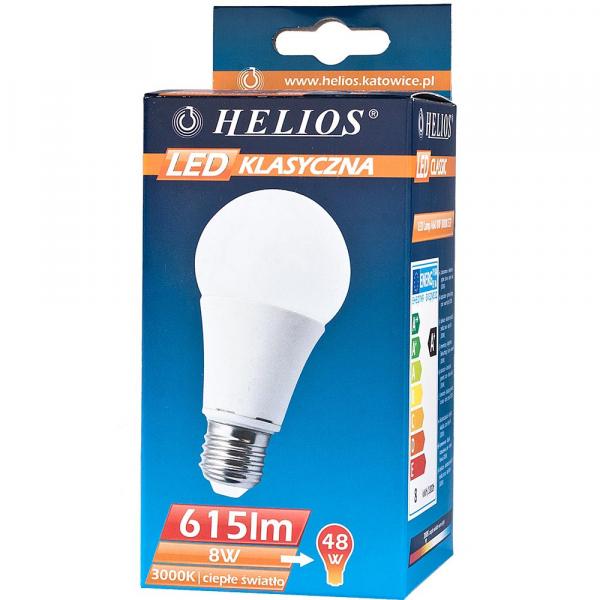Helios LED żarówka klasyczna A60 230V 8W E27
