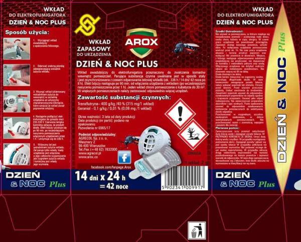 Arox Dzień & Noc na komary zapas