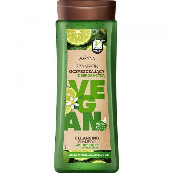 Joanna Vegan szampon oczyszczający 300ml Bergamotka
