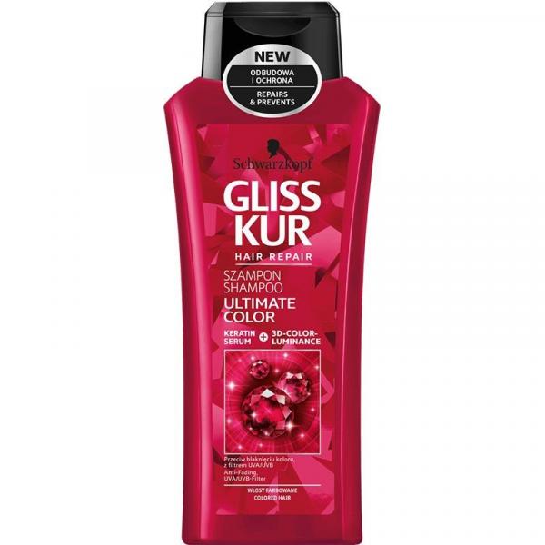 Taft lakier Shine 250ml + Gliss Kur szampon Ultimate Color 400ml