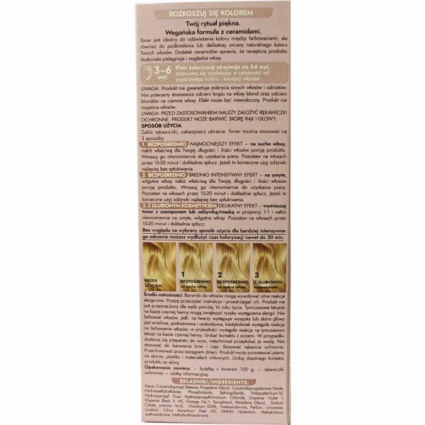 Joanna Ultra Color toner do włosów 100g Kremowe Latte