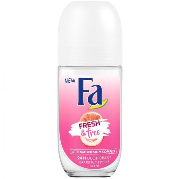 Fa Fresh & Free roll-on 50ml Grapefruit & Lychee