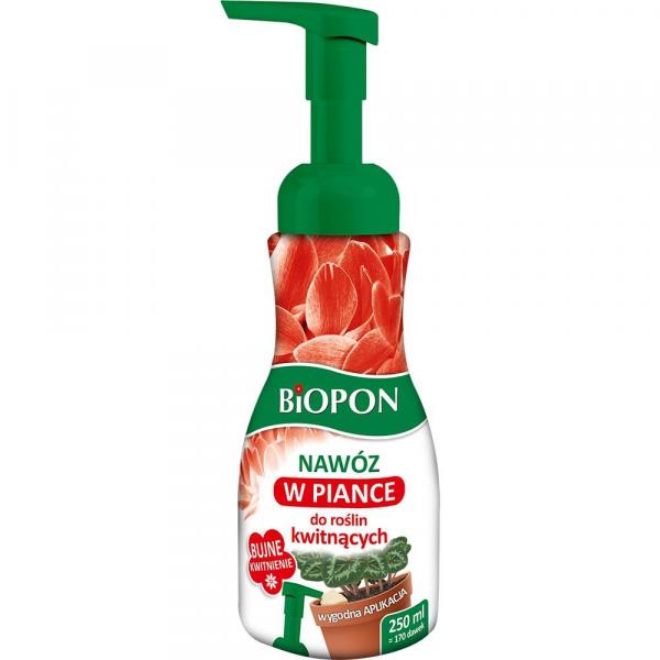 Biopon nawóz pianka Rośliny kwitnące 250ml

