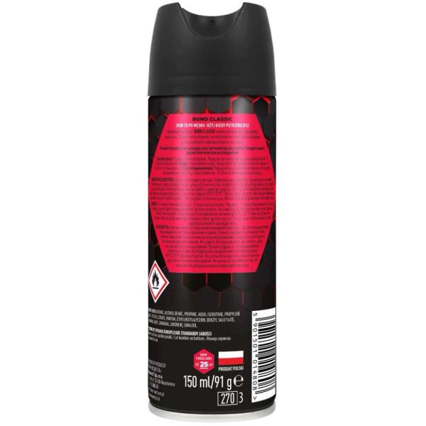 Bond deo spray Classic 150ml