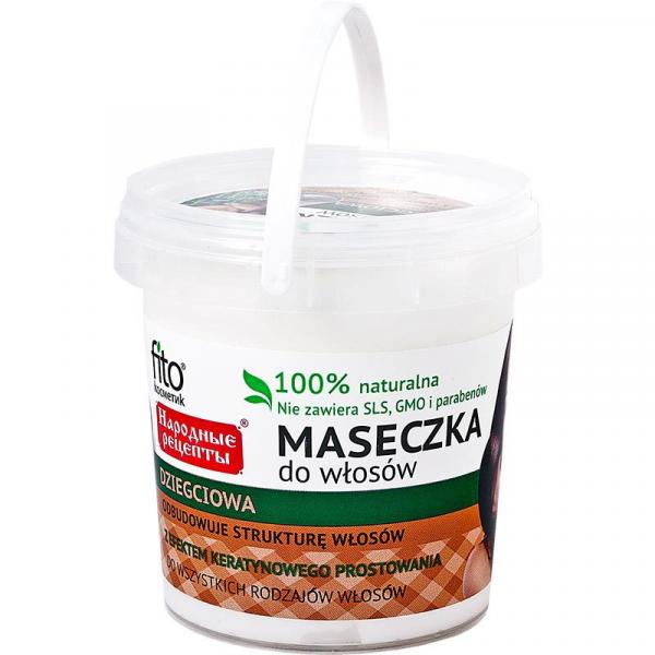 Fitokosmetik maseczka do włosów Dziegciowa 155ml