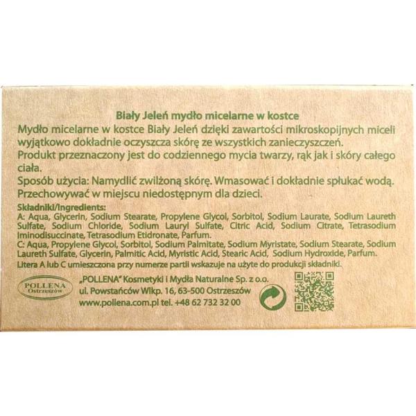 Biały Jeleń glicerynowe mydło micelarne 100g