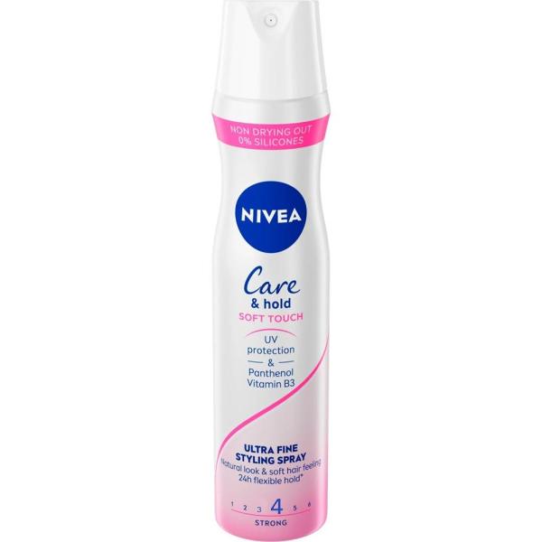Nivea lakier do włosów 4 250ml Care & Hold Soft Touch
