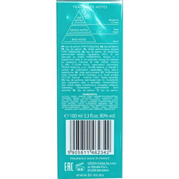 Bi-es woda perfumowana 100ml Color Hype Turquoise