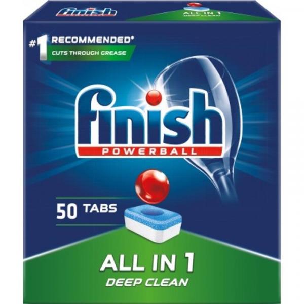 Finish All In 1 kapsułki do zmywarek 50 sztuk Deep Clean
