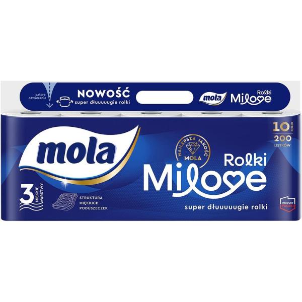 Mola Milove papier toaletowy 3warstwowy 10 rolek
