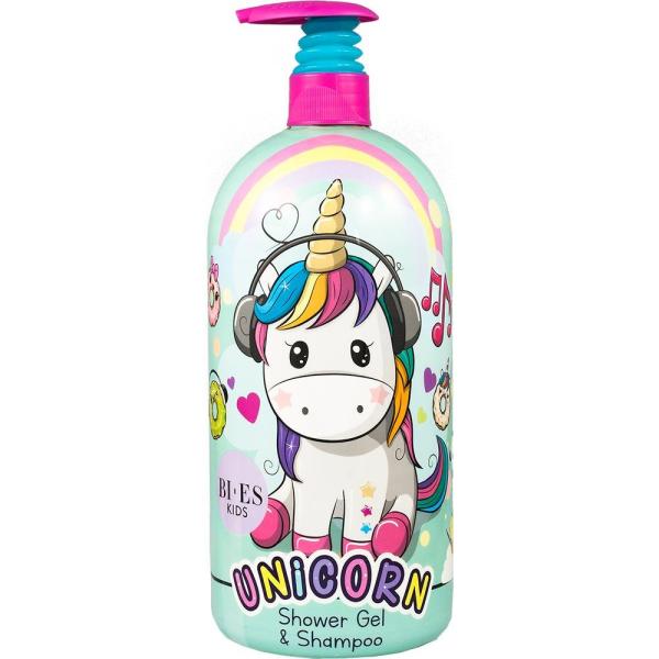 Bi-es Unicorn żel do mycia i szampon do włosów 2w1 1L Music
