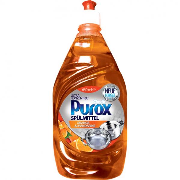 Purox płyn do mycia naczyń 650ml Orange & Mandarine