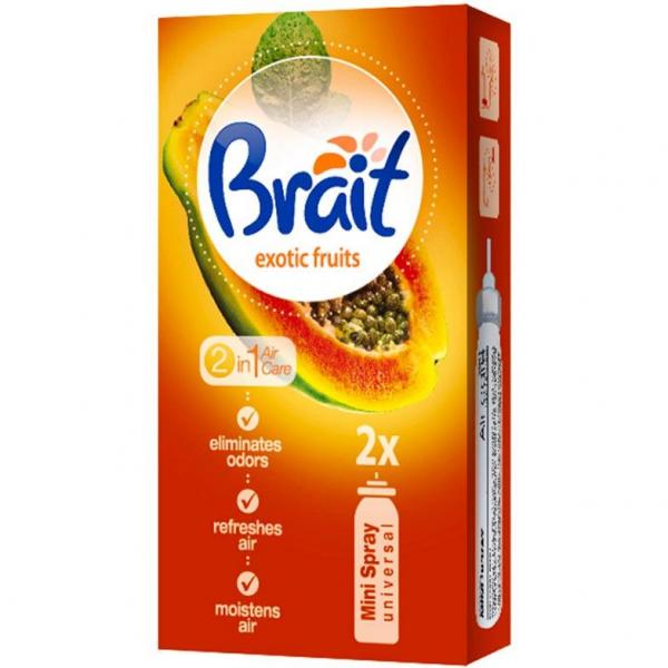 Brait Mini Spray zapas 2x10ml Exotic Fruits
