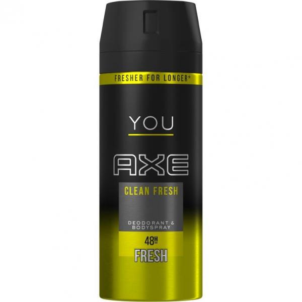 Axe dezodorant Clean Fresh 150ml spray
