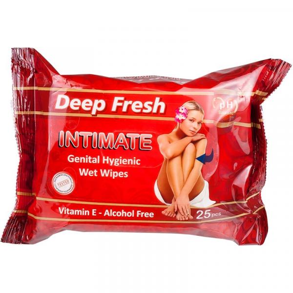 Deep Fresh Chusteczki do higieny intymnej 25 sztuk
