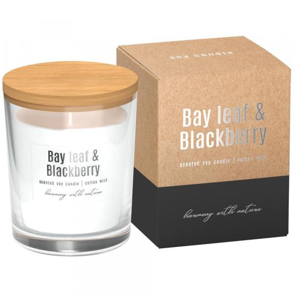 Bispol świeca zapachowa sojowa Bay Leaf & Blackberry
