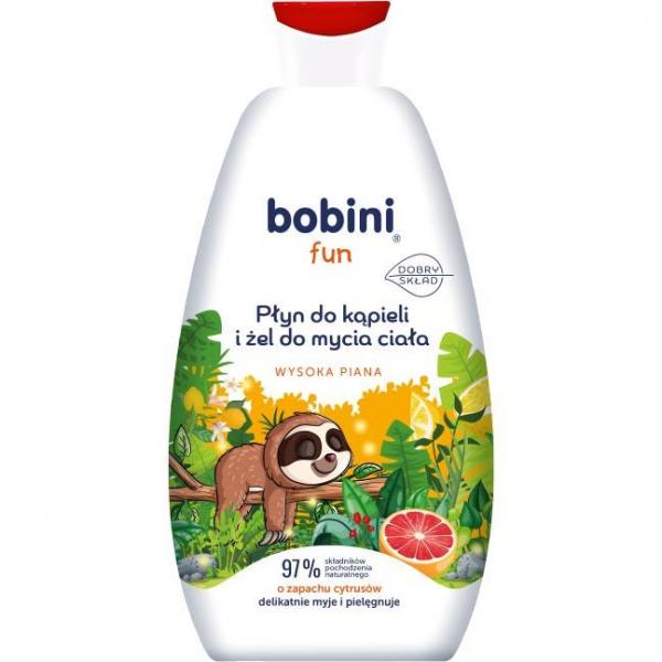 Bobini Fun płyn i żel do kąpieli 2w1 Cytrusowa Wyspa 500ml
