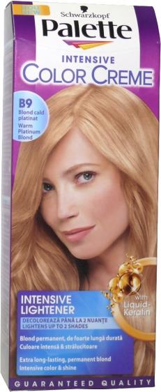 Palette farba B9 ciepły platynowy blond