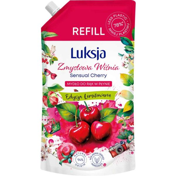Luksja mydło w płynie zapas Sensual Cherry 900ml