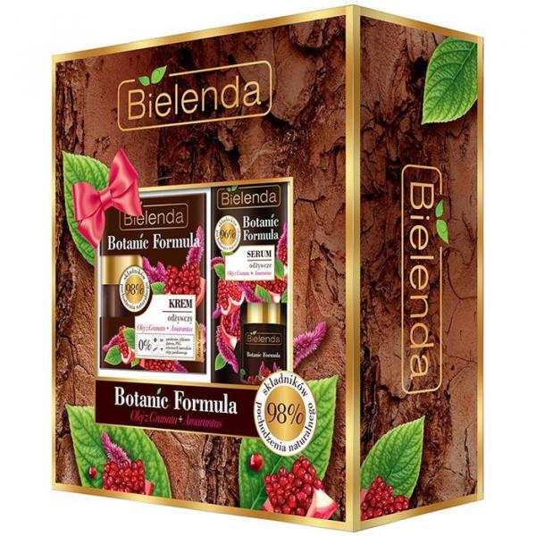 Bielenda zestaw Botanic Formula krem odżywczy + serum odżywcze