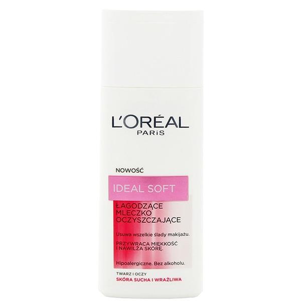 Loreal mleczko oczyszczające łagodzące Ideal Soft 200ml