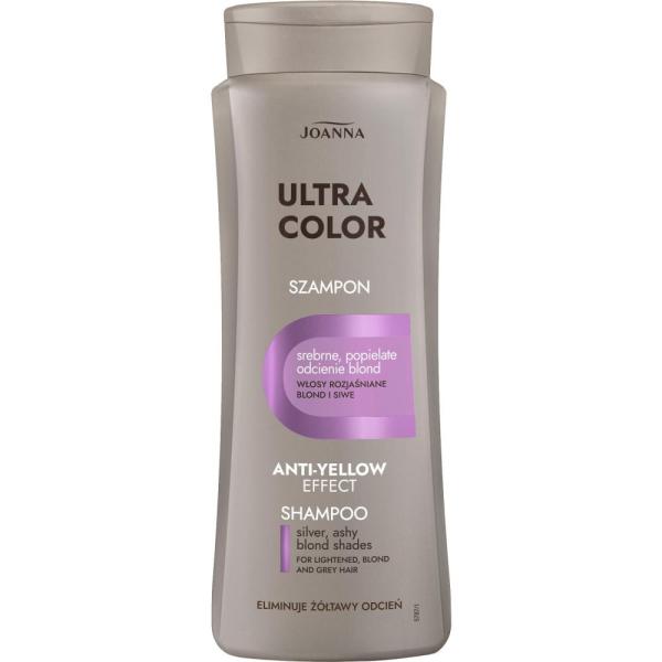Joanna Ultra Color szampon do włosów 400ml Srebrne odcienie blondu