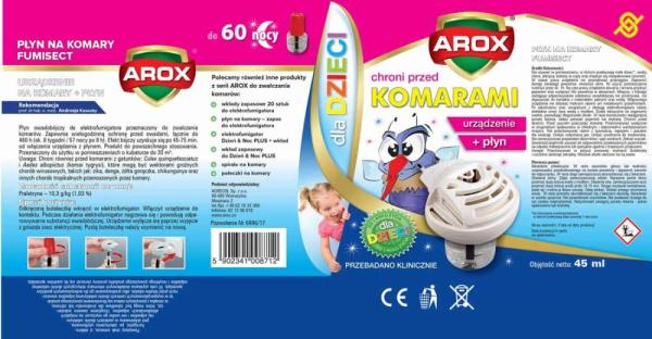 Arox dla dzieci Elektro urządzenie + płyn