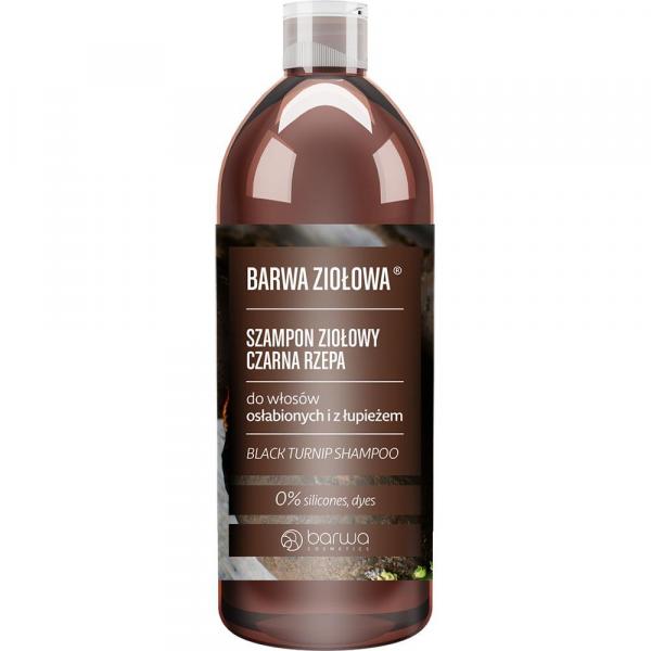 Barwa Ziołowa szampon do włosów czarna rzepa 480ml