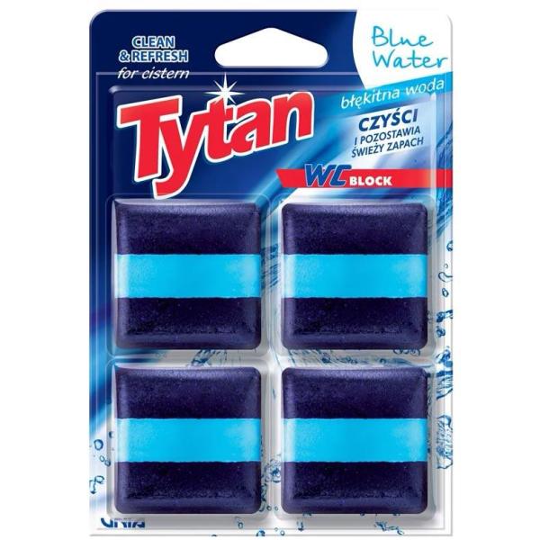 Tytan Blue Water kostka do spłuczki 4x50g