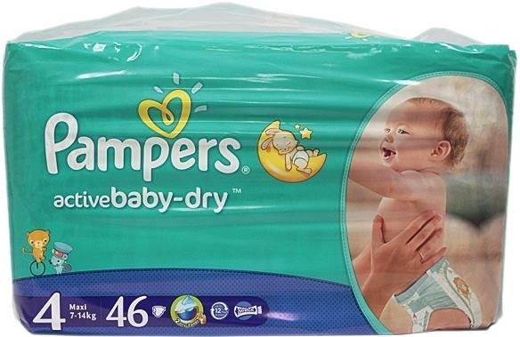 Pampers pieluszki 4 Maxi (7-18 kg) 46 szt.