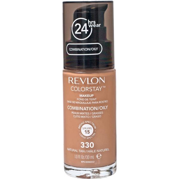 Revlon podkład 330 natural tan cera mieszana i tłusta
