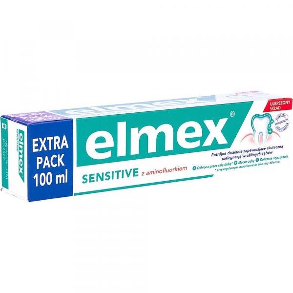 Elmex Pasta do zębów Sensitive zielona 100ml
