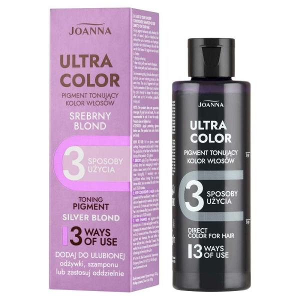 Joanna Ultra Color pigment tonujący 100ml Srebrny Blond