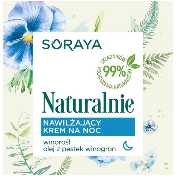 Soraya Naturalnie krem do twarzy na noc 50ml Nawilżający
