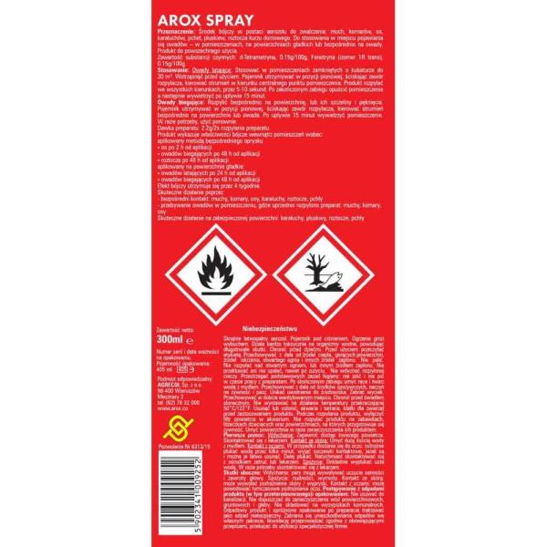 Arox muchozol na muchy 300ml