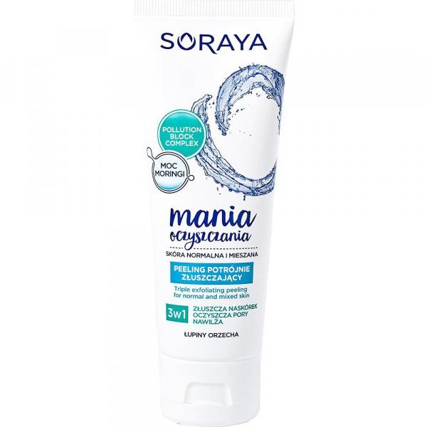 Soraya Mania Oczyszczania Peeling potrójnie złuszczający 75ml