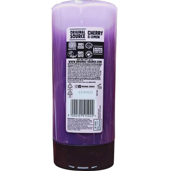 Original Source żel pod prysznic Black Cherry & Lemon 400ml