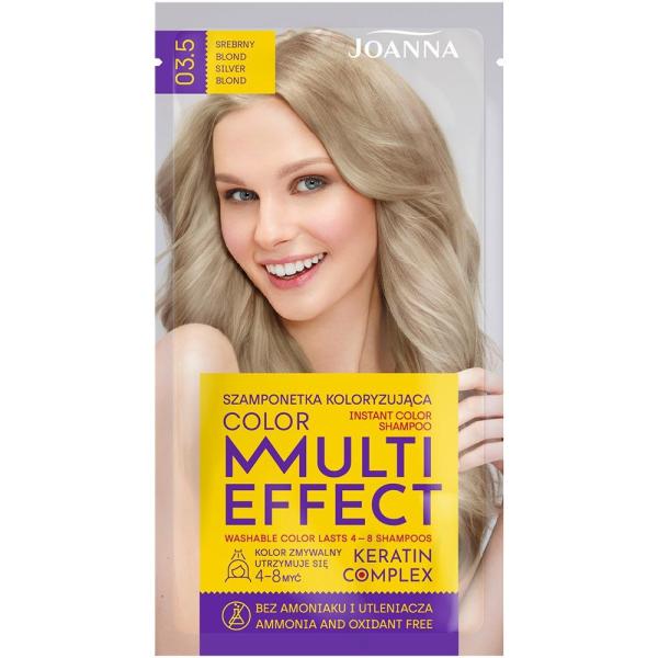 Joanna Multi Effect Color szamponetka 35g 03.5 Srebrny Blond
