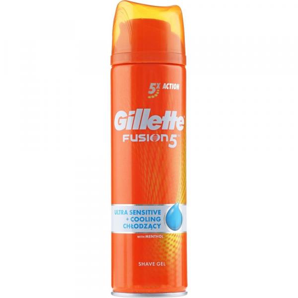 Gillette Fusion 5 żel do golenia 200ml Chłodzący
