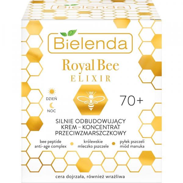 Bielenda Royal Bee Elixir silnie odbudowujący krem-koncentrat przeciwzmarszczkowy(70+)50ml