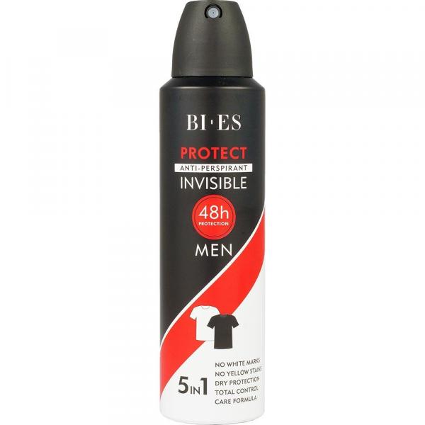 Bi-es dezodorant męski Invisible Protect 150ml
