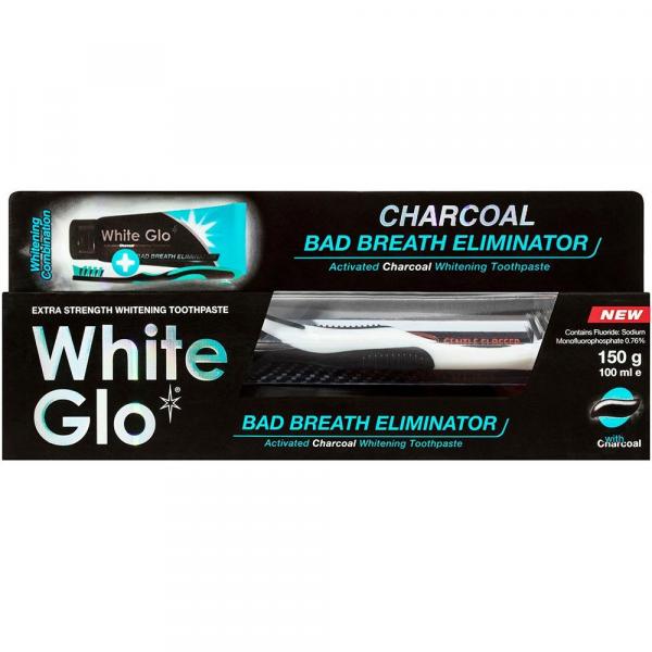 White Glo pasta do zębów czarna 150g Bad Breath Eliminator
