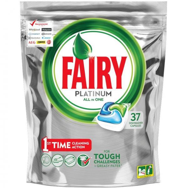 Fairy Platinum All In One tabletki do zmywarek 37 sztuk
