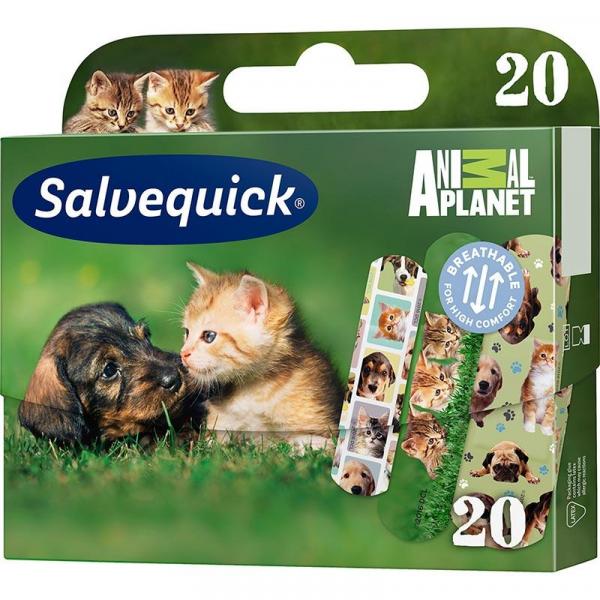 Salvequick Animal Planet plastry opatrunkowe dla dzieci 20 sztuk