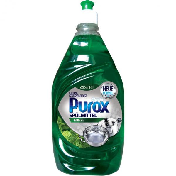 Purox płyn do mycia naczyń 650ml Minze