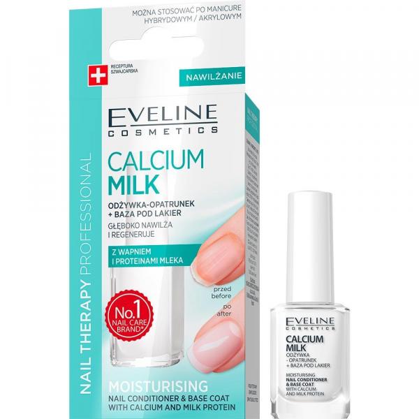 Eveline Nail odżywka-opatrunek do paznokci Calcium Milk 12ml
