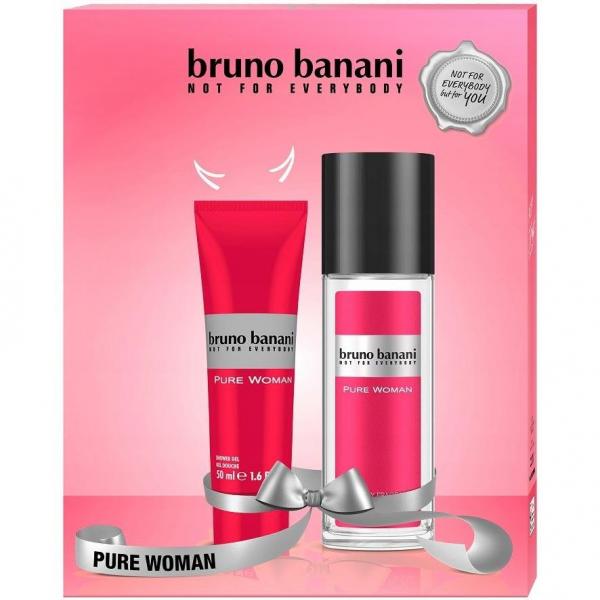 Bruno Banani zestaw Pure Woman DNS 75ml + SG 50ml