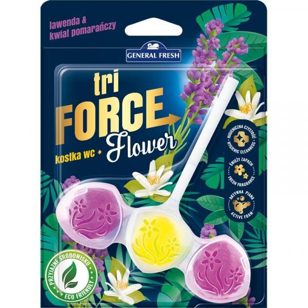 General Fresh Tri-Force Flower kostka do WC 45g Lawenda/Kwiat Pomarańczy